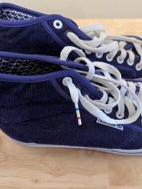 Dark Purple Corduroy Converse